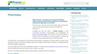 
                            7. Prime Cursos - Cursos Gratuitos Online com …