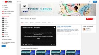 
                            2. Prime Cursos do Brasil - YouTube