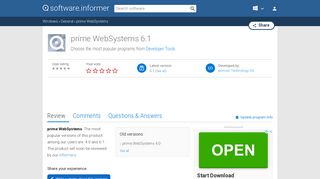 
                            4. prime WebSystems - Primion Technology AG Software Informer.