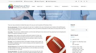 
                            8. PrimeCare Quarterbacks - Novi Family Doctor - PrimeCare of Novi