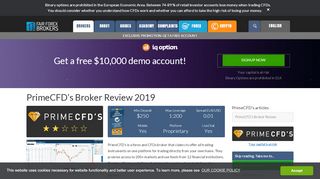 
                            6. PrimeCFD's Broker Review | Forex and CFD's Trading