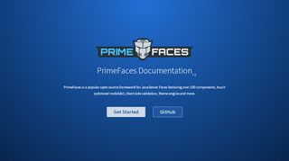 
                            6. PrimeFaces Documentation