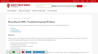 
                            2. Primo (Search@UW) - Troubleshooting Login Problems