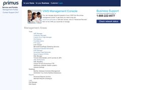 
                            2. Primus Web Site Management Console - Business Data, Voice ...
