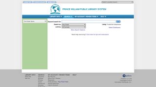 
                            2. Prince William Public Library System: Home