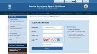 
                            6. Principal Accountants General - agwb.cag.gov.in