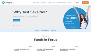 
                            2. Principal Mutual Fund - Invest in Mutual Funds Online in India