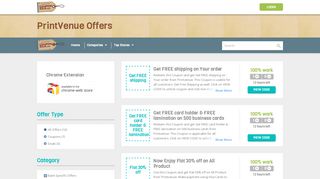 
                            9. Printvenue - Online discount code, offers, cashback and dea