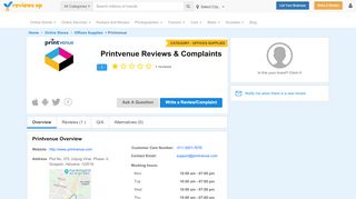 
                            3. Printvenue Reviews, Complaints & Customer Ratings (2019)