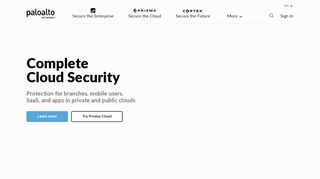 
                            8. Prisma - Complete Cloud Security - Palo Alto Networks
