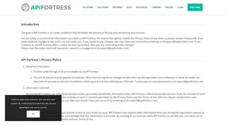 
                            7. Privacy Policy - API Fortress