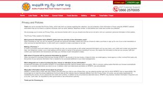 
                            4. Privacy Policy - APSRTC Official Website for Online Bus Ticket ...