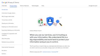 
                            8. Privacy Policy – Privacy & Terms – Google