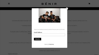 
                            6. Privacy/Returns Policy | Benir Clothing