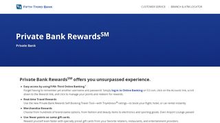 
                            2. Private Bank Rewards | Fifth Third Bank