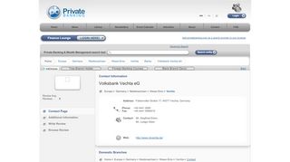 
                            8. Private Banking Directory: Volksbank Vechta eG < …