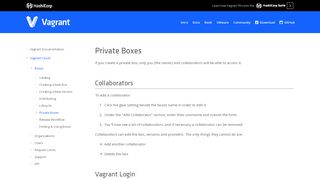 
                            8. Private Boxes - Vagrant by HashiCorp
