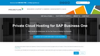 
                            6. Private Cloud Hosting for SAP Business One - ProjectLine