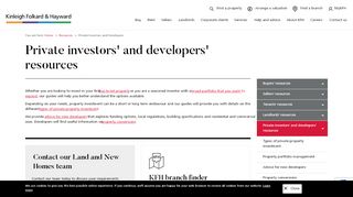 
                            4. Private investors' and developers' resources - KFH