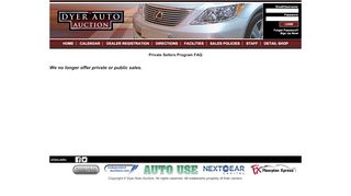 
                            6. Private Sellers Program FAQ | Dyer Auto Auction