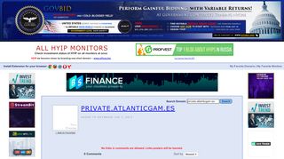 
                            7. private.atlanticgam.es - All HYIP Monitors .com