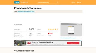 
                            6. Privatebase.lufthansa.com: privateBase