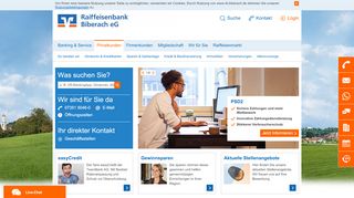 
                            2. Privatkunden - Raiffeisenbank Biberach eG