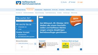 
                            5. Privatkunden - Raiffeisenbank Schussenried