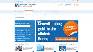 
                            7. Privatkunden - Volksbank Göppingen eG