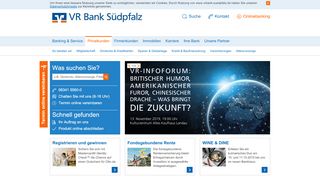 
                            8. Privatkunden - VR Bank Südpfalz