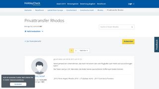 
                            8. Privattransfer Rhodos | Rhodos Forum • HolidayCheck