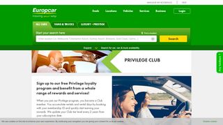 
                            8. Privilege Club - Europcar