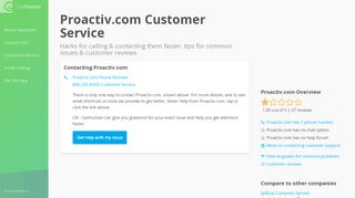 
                            3. Proactiv.com Customer Service