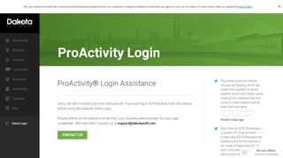
                            2. ProActivity Login | Dakota Software for …