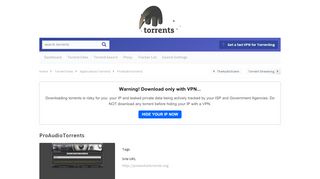 
                            2. ProAudioTorrents – Torrents