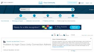 
                            5. Problem to login Cisco Unity Connection... - Cisco Community