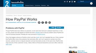 
                            5. Problems with PayPal | HowStuffWorks