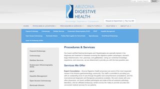 
                            6. Procedures & Services » Arizona Digestive Health