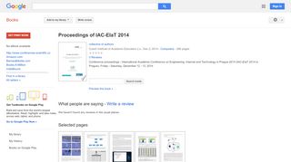 
                            9. Proceedings of IAC-EIaT 2014