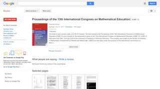 
                            8. Proceedings of the 13th International Congress on Mathematical ...