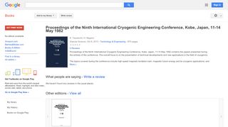 
                            7. Proceedings of the Ninth International Cryogenic Engineering ...