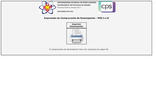 
                            6. Processo Seletivo Seriado 2017 - sistemas.cps.uepg.br