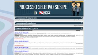 
                            3. Processo Seletivo