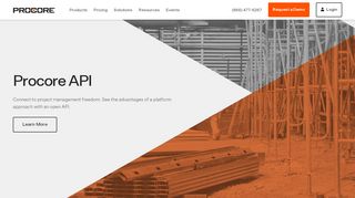 
                            1. Procore Connect | Open API for Construction