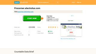 
                            6. Procorner.electrolux.com: index.jsp - Easy Counter