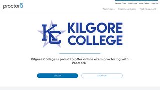 
                            8. ProctorU Portal | Kilgore College