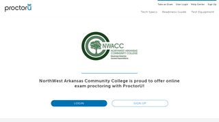 
                            8. ProctorU Portal | NorthWest Arkansas Community College