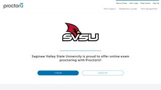 
                            7. ProctorU Portal | Saginaw Valley State University