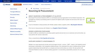 
                            1. Procurement | Allstate Insurance Company