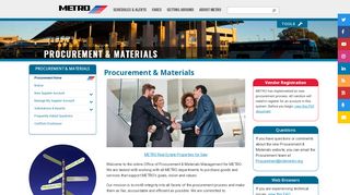 
                            4. Procurement & Materials | METRO - metro star